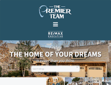 Tablet Screenshot of premierteamnc.com